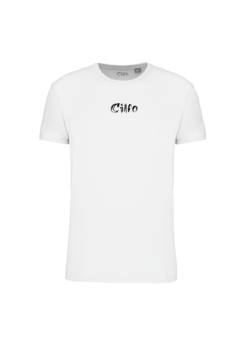 T-shirt Bianca Logo Minimal - Uomo
