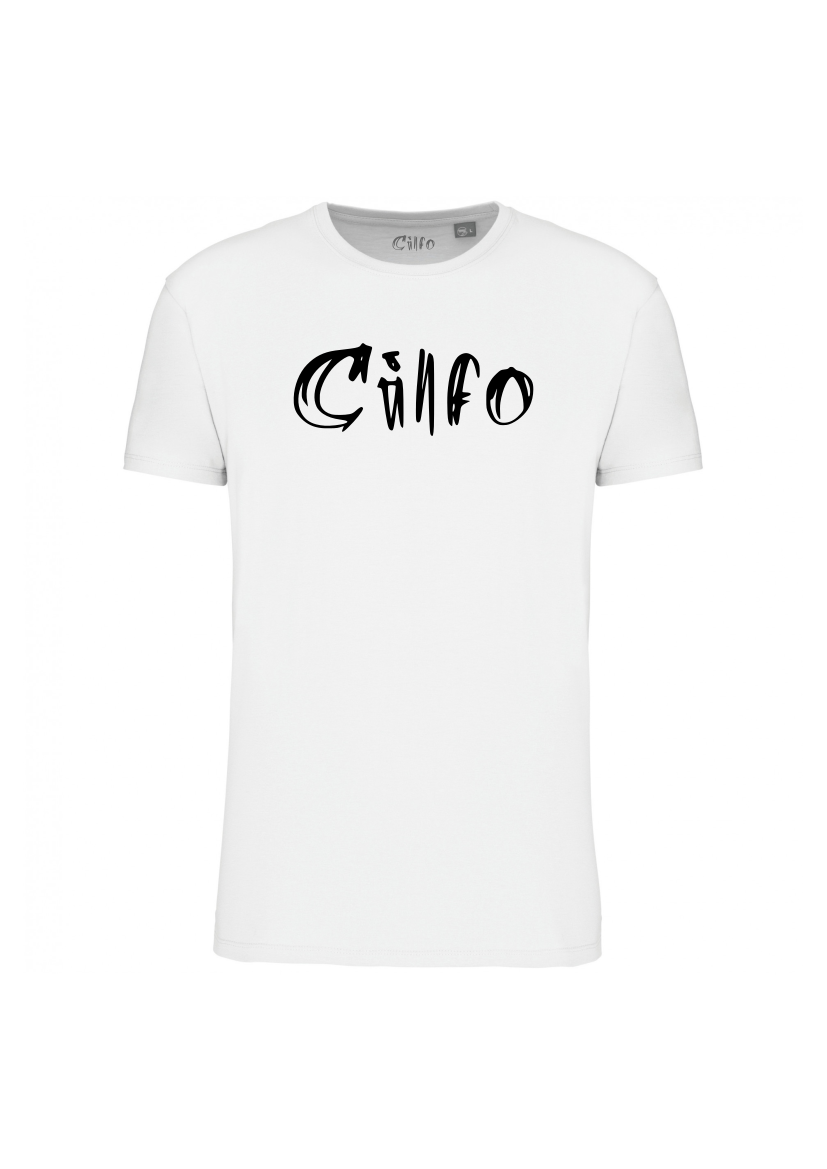 T-shirt Bianca Logo Frontale - Uomo